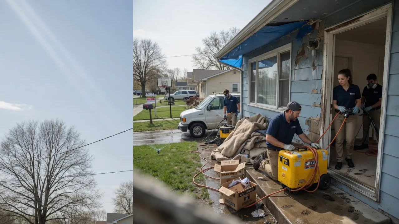 Basement Flood Cleanup in Cunningham, TN near me